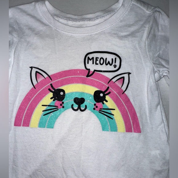 The Children’s Place Baby Girl Graphic Tees (2) size 12-18m - Picture 4 of 5